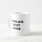 Mug Meilleur patron du monde (Devant gauche)