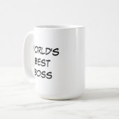Mug Meilleur Patron du Monde (Devant gauche)