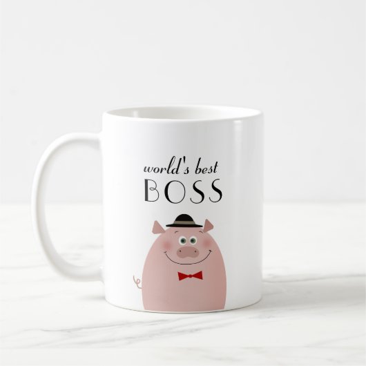 Mug Meilleur Patron du Monde Drôle (Gauche)