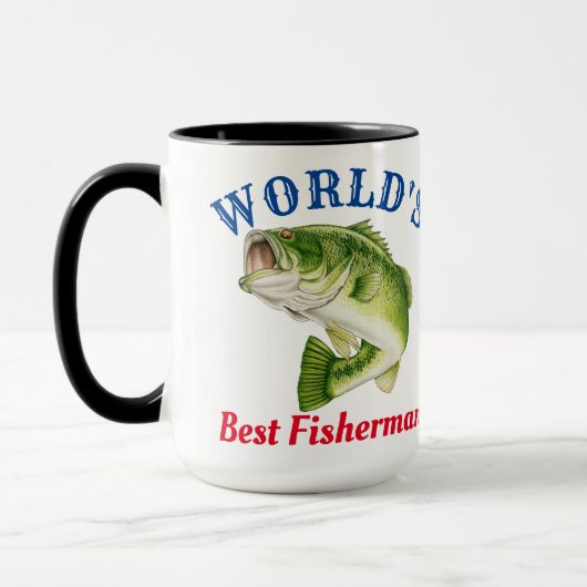 Mug Meilleur pêcheur du monde (Gauche)