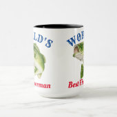Mug Meilleur pêcheur du monde (Centre)