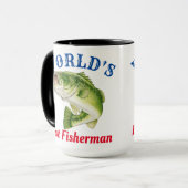 Mug Meilleur pêcheur du monde (Devant gauche)
