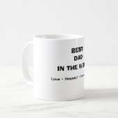 MUG MEILLEUR PÈRE AU MONDE (Devant gauche)