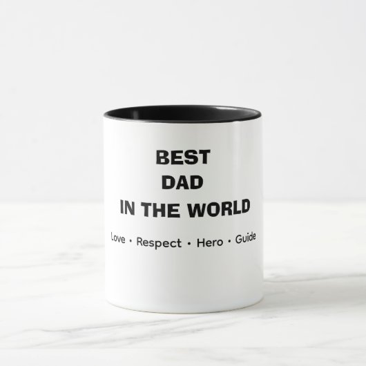 MUG MEILLEUR PÈRE AU MONDE (Centre)