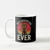 Mug Meilleur Père Cavapoo Jamais (Gauche)