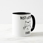 Mug Meilleur père de chat (Devant droit)