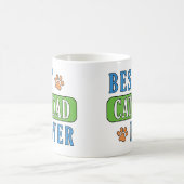 Mug Meilleur père de chat jamais (Centre)