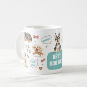 Mug Meilleur père de chien (Devant gauche)