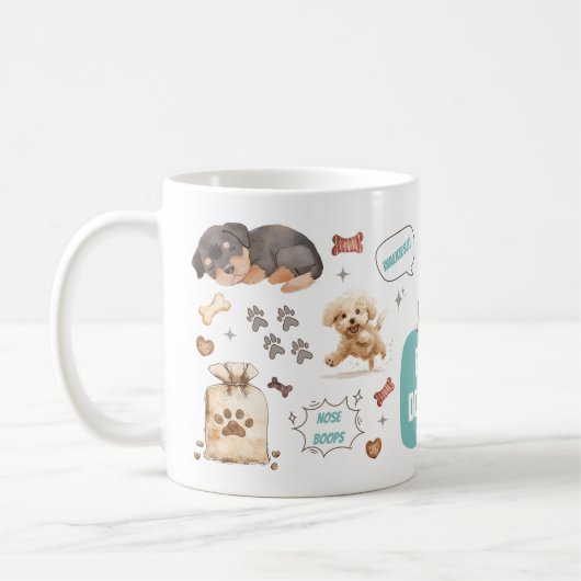 Mug Meilleur père de chien (Gauche)