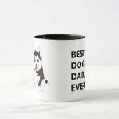Mug Meilleur père de chien de tous les temps (Centre)