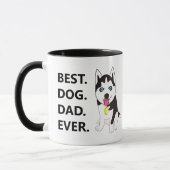Mug Meilleur père de chien de tous les temps (Gauche)