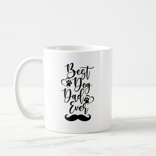 Mug Meilleur père de chien jamais (Gauche)