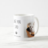 Mug Meilleur père de chien jamais (Devant droit)