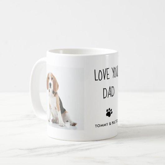 Mug Meilleur père de chien jamais (Devant gauche)