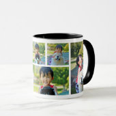 Mug Meilleur père de Fête des pères 5 Collage photo (Devant droit)