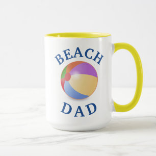 Mug Meilleur "PÈRE DE PLAGE" Jamais ! Fête des pères