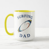 Mug Meilleur "PÈRE DE SURF" Jamais !Fête des pères (Gauche)