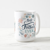 Mug meilleur père du monde, citations adorables (Devant droit)