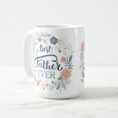 Mug meilleur père du monde, citations adorables (Devant gauche)