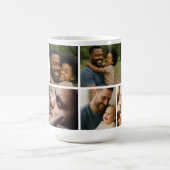 Mug Meilleur Père du Monde Collage de Photos et Texte  (Centre)