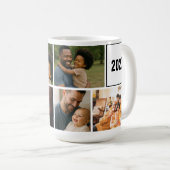 Mug Meilleur Père du Monde Collage de Photos et Texte  (Devant droit)