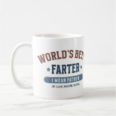 Mug Meilleur Père du monde Funny Personnalisé (Gauche)