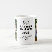 Mug Meilleur Père en droit Photos (Centre)