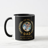 Mug Meilleur Père En Emplacement Personnalisé Photo No (Gauche)