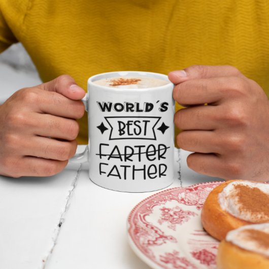Mug Meilleur Père Farter du monde drôle