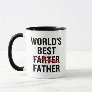 Mug Meilleur Père Farter du monde drôle