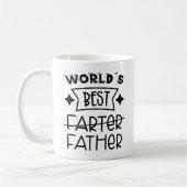 Mug Meilleur Père Farter du monde drôle (Gauche)
