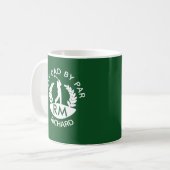 MUG MEILLEUR PÈRE PAR MONOGRAMME NOM (Devant gauche)