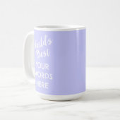 Mug Meilleur périple au monde personnalisé (Devant gauche)