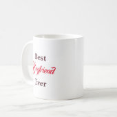 Mug Meilleur Petit Ami Ever (Devant gauche)