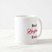 Mug Meilleur petit ami jamais (Devant droit)