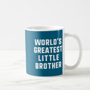 Mug Meilleur petit frère du monde famille drôle