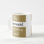 Mug Meilleur Pharmaciste Jamais Drôle Humour Cadeau Ca (Devant gauche)