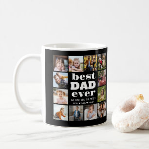 Mug Meilleur photo DAD Ever 12 Collage