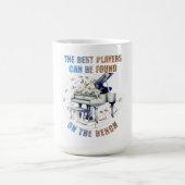 Mug Meilleur Piano Player sur banc (Centre)