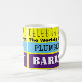 Mug Meilleur plombier du monde (Devant droit)