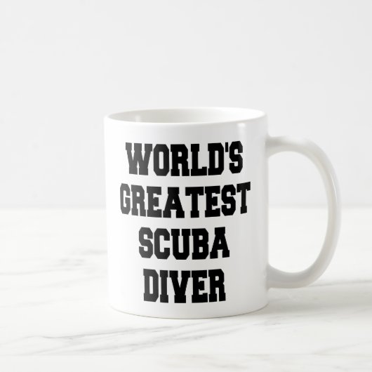 Mug Meilleur Plongeur (Droite)