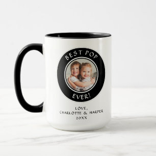 Mug Meilleur Pop jamais Modèle de Papa Amusant de Fami