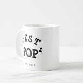 Mug meilleur pop pop grand dad fête des pères café (Devant gauche)