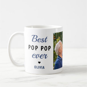 Mug Meilleur Pop Pop Jamais 2 Collage de Photos Person