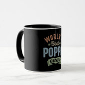 Mug Meilleur Poppa du monde (Devant gauche)