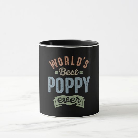 Mug Meilleur Poppy du monde (Centre)