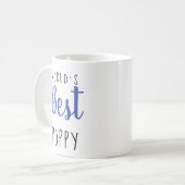 Mug Meilleur Poppy du monde - Personnalisable (Devant gauche)