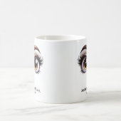 Mug Meilleur potin, visage drôle aux yeux fabuleux (Centre)