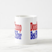 Mug Meilleur POTUS jamais Donald Trump rouge bleu (Centre)