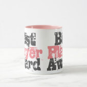 Mug Meilleur prix du joueur en rose et gris (Centre)